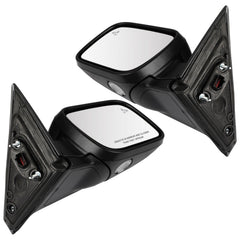 Pair Side Mirrors For 16-19 Ford Explorer Power-folding Heated Signal Puddle BSM 6B93BC-57