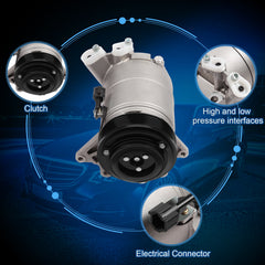 ECCPP A/C AC Compressor For Nissan Maxima 2004-2007 For Altima 2002-2006 3.5L 6B93BC-57