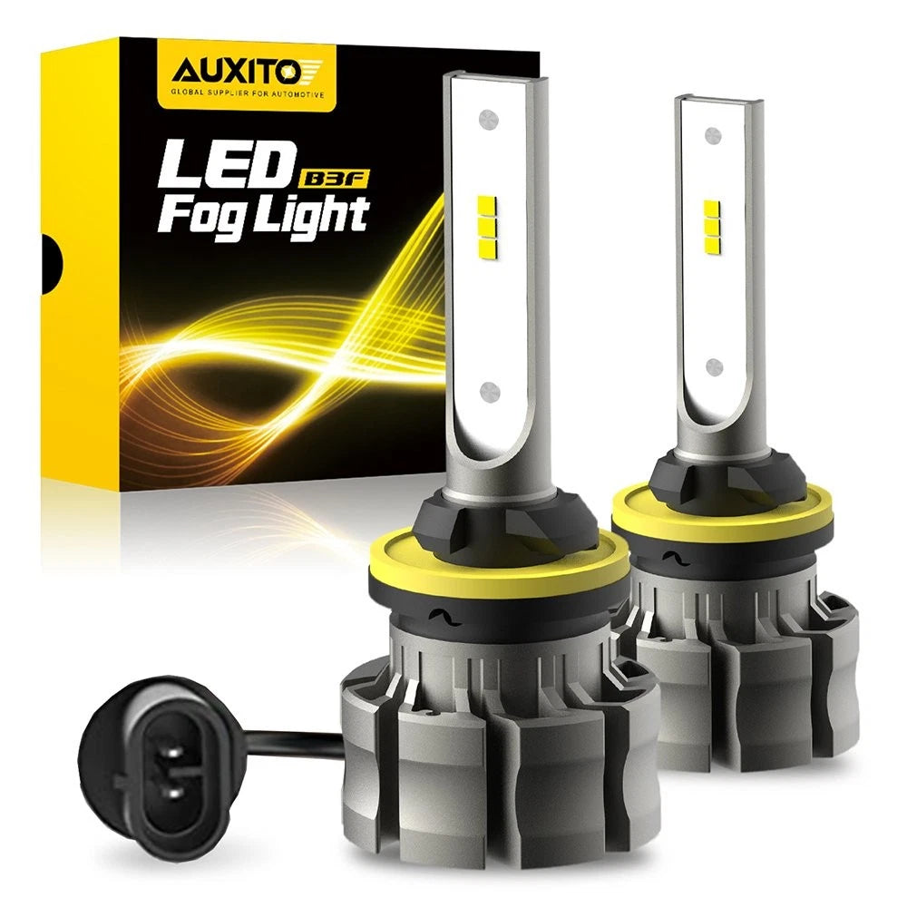 AUXITO 880 881 893 6500K White LED Foglight Fog Light Conversion Bulbs B3F EOA AUXITO