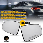 2PCS Mirror Glass Heated LH RH For 2011-2021 DODGE CHARGER CHRYSLER 200 300 EOA 6B93BC-57