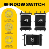3X Power Window Control Switch Button for 2018-2021 VW Tiguan 2016-2019 e-Golf A 6B93BC-57