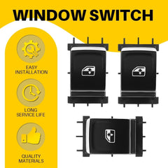 3X Power Window Control Switch Button for 2018-2021 VW Tiguan 2016-2019 e-Golf A 6B93BC-57