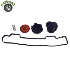 0248L1 Engine Valve Cover Gasket & 1180F9 Oil Filler Cap for Citroen Peugeot 1.6 6B93BC-57