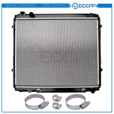Radiator For 2000-2006 Toyota Tundra with Universal Oil Hose Clamps Kit 6B93BC-57