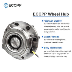 1Pc Wheel Hub Bearing Front 4WD For 2011-2016 Ford F-350 Super Duty Dually Only 6B93BC-57