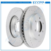 Front Brake Discs Rotors For 2004-2008 Ford F-150 2006-2008 Lincoln Mark LT 6B93BC-57