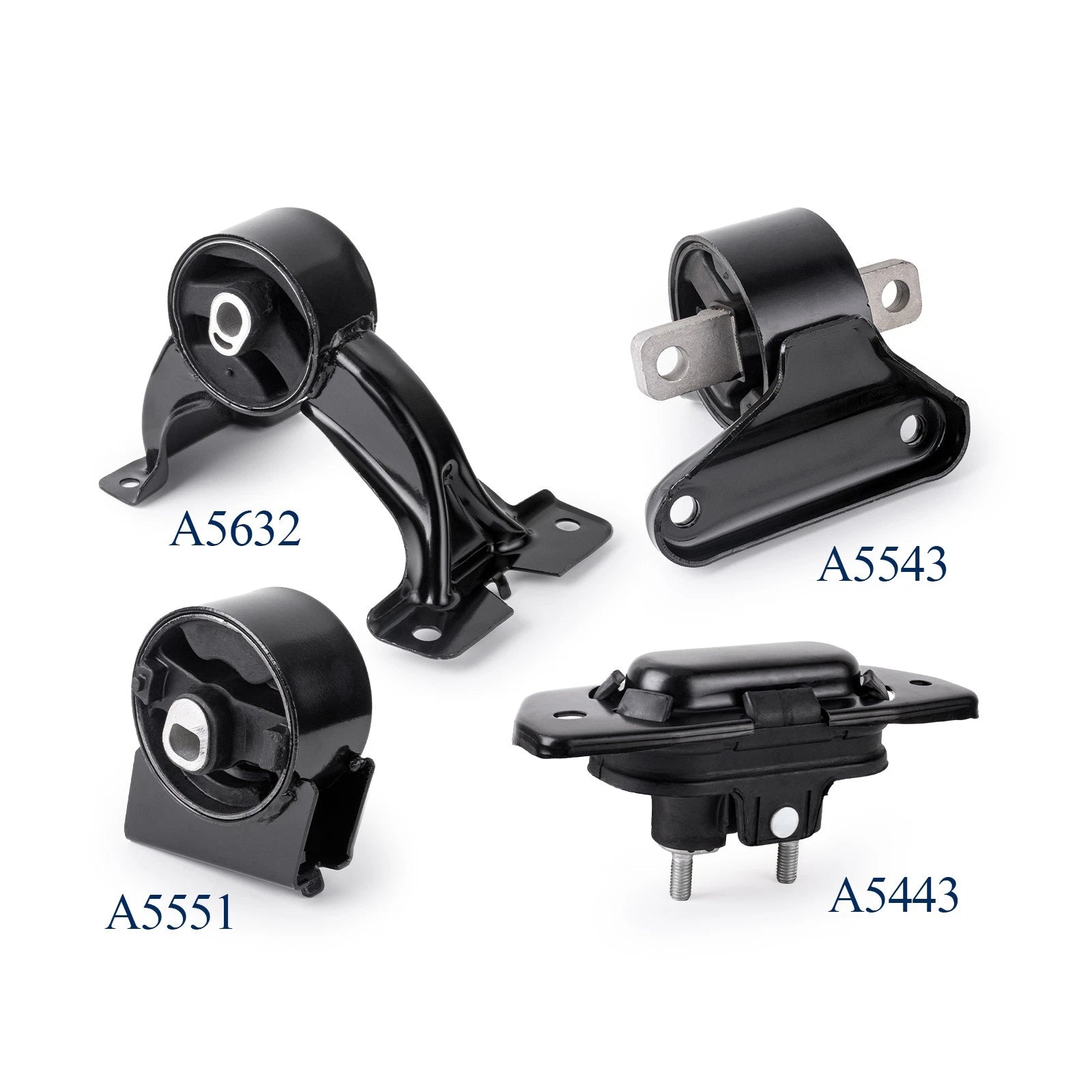Engine mount set compatible with Dodge 11-16 Journey Avenger Chrysler 13-14 200 6B93BC-57