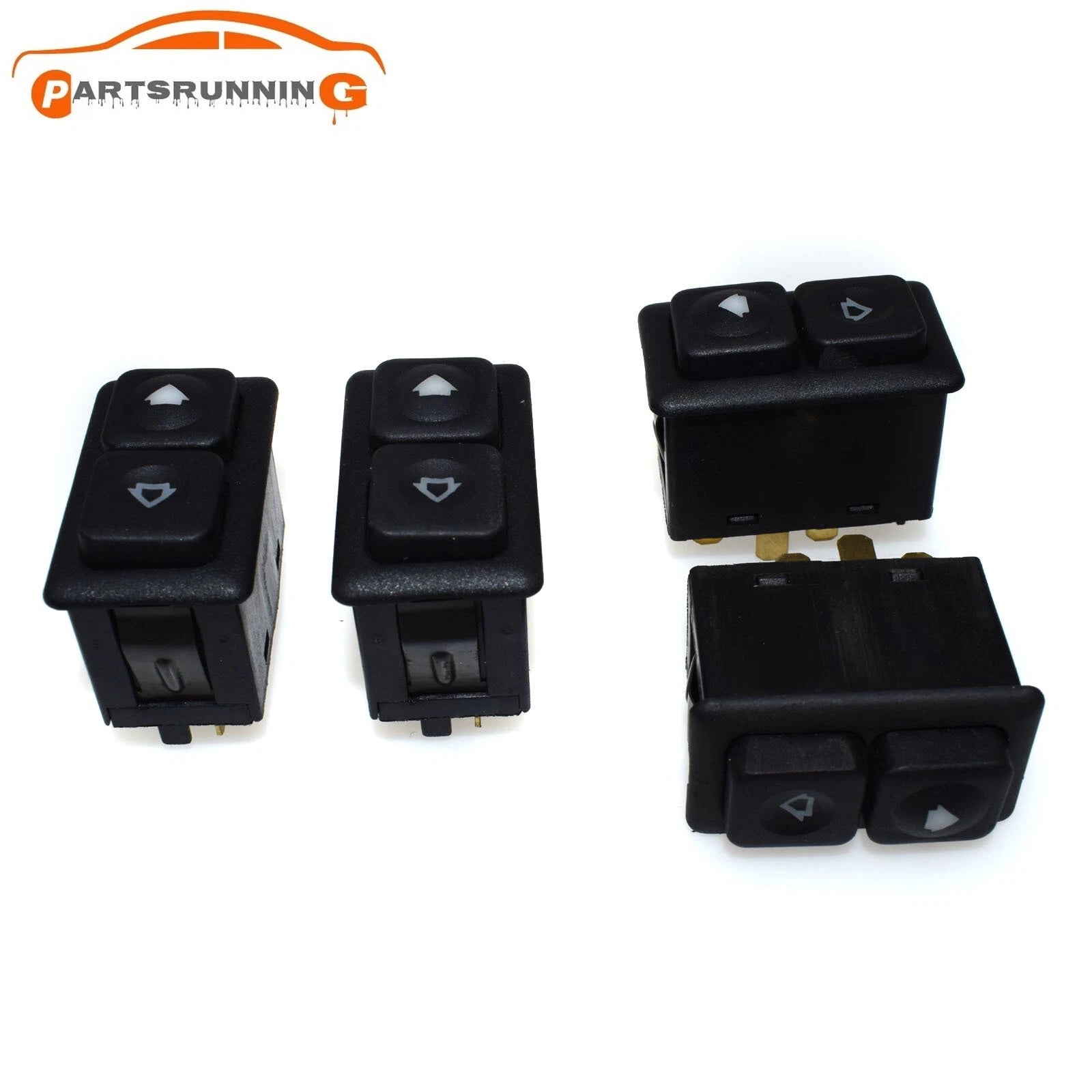 Set of 4 Illuminated Power Window Switch For BMW E23 E24 E28 E30 61311381205 6B93BC-57