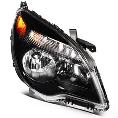Pair Kit Halogen Headlights Assembly For 2010-2015 Chevrolet Equinox Black Amber 6B93BC-57