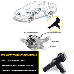 2X ABS Wheel Speed Sensor Front Rear Right Left For Toyota 4Runner Tacoma EOA 6B93BC-57