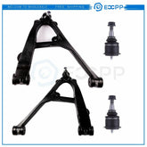 4PCS Lower Control Arms & Upper Ball Joints For Chevy Avalanche 1500 2WD 4WD 6B93BC-57