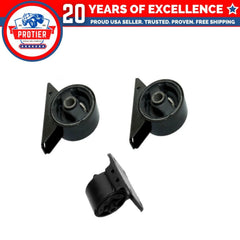 Motor & Trans Mount Set 3PCS Compatible for 1995-1996 Mitsubishi Mirage 1.8L 6B93BC-57