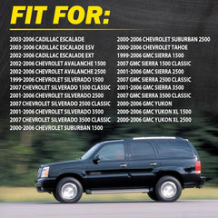 Set of 4 Outer Exterior Door Handles for 99-06 Chevrolet Silverado GMC Sierra EA 6B93BC-57