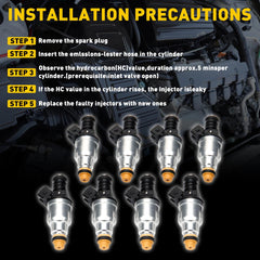 8PCS Fuel Injectors for Mustang Ford GT Cobra Replaces 0280150558, OE# 800-1152N 6B93BC-57