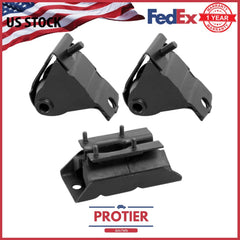 Engine Motor Mount Set 3pcs For 1993-1997 Jeep Cherokee Country 6B93BC-57