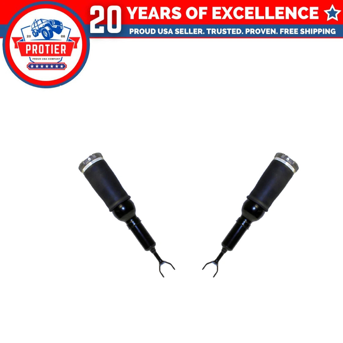 Pair Front Suspension Air Strut Shock for 2001 - 2005 Audi Allroad Quattro 6B93BC-57