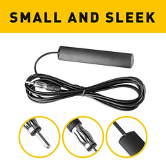 Car Radio Stereo Hidden Antenna Stealth AM FM For Vehicle Motorcycle Boat US EOA 6B93BC-57