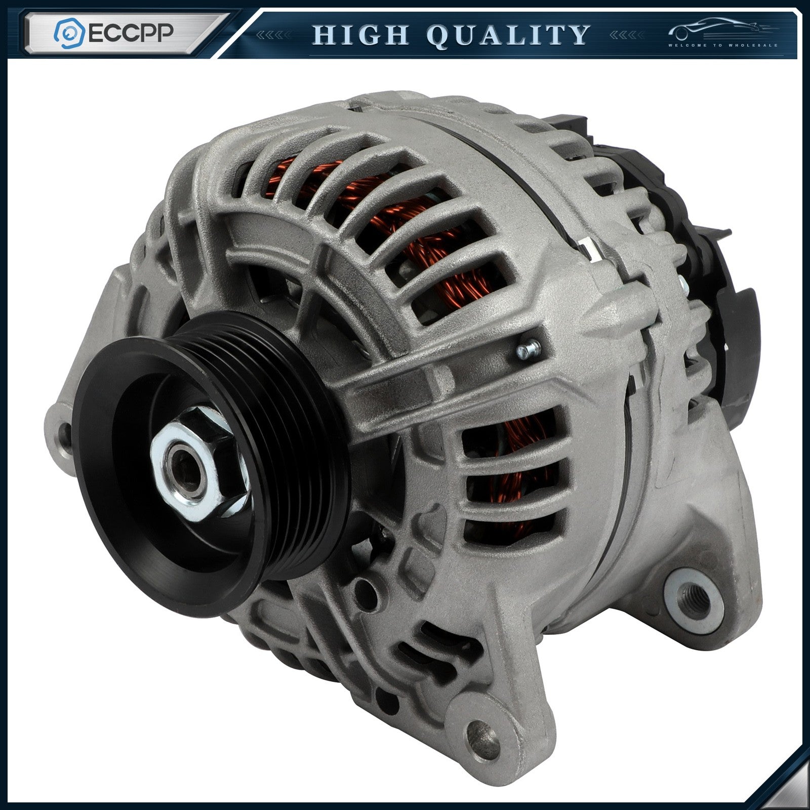 Alternator for 11065 Audi A4 3.0L 2976cc 2002 2003 2004 2005 078-903-016RX ECCPP 6B93BC-57