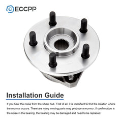 ECCPP 1 Pcs Wheel Hub Bearing Front For Jeep Grand Cherokee Comanche Wrangler TJ 6B93BC-57