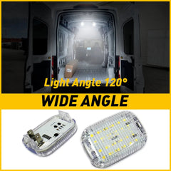 4X For 2015-2024 Ford Transit 150 250 350 Van Interior LED Dome Light Cargo Area 6B93BC-57
