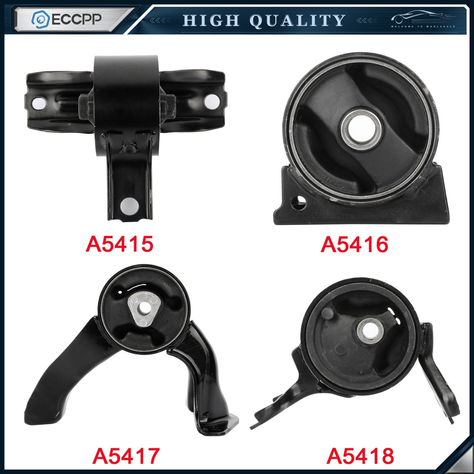 ECCPP Fits Jeep Compass Patriot 2.0L 2.4L 2007-2016 Engine Motor & Trans Mount ECCPP