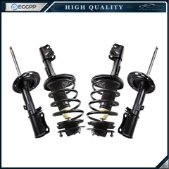 For 04-06 Toyota Camry/Solara (2) Front Complete Strut & (2) Rear Shock Absorber 6B93BC-57