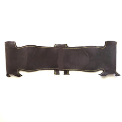 Hand-Sewing Black Suede Leather Steering Wheel Covers Wrap For BMW E39 E46 M5