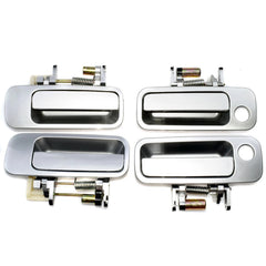 Silver Outside Door Handle Front Rear Left Right For Toyota Camry 1997-2001 6B93BC-57