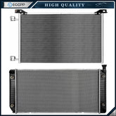 Aluminum Radiator & AC Condenser Cooling Kit For 01-04 Chevrolet Silverado 3500 6B93BC-57
