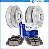 Front Rear Brake Rotors + Ceramic Pads for 2002 2003 2004 2005 2006 Mini Cooper 6B93BC-57