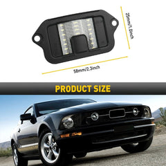 White LED Rear License Plate Light Lamp Upgrade For 2005-2009 Ford Mustang EOA 6B93BC-57