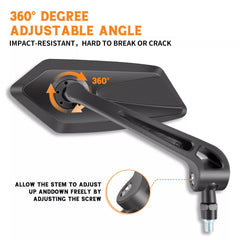 For Honda XR600R XR650L XR 600 200 150L 125L Motorcycle Rear View Side Mirrors