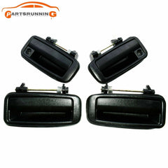 4PCS Outside Door Handle Kit Front Rear LH & RH For Toyota Corolla 1988-1992