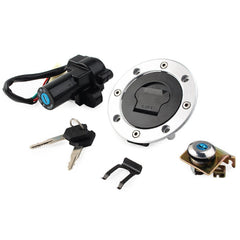 For Suzuki GS500 2001-2012 Ignition Switch Fuel Gas Cap Seat Lock Set & 2 Keys