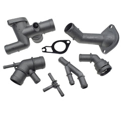 6PCS Aluminum Coolant Flange For 2000-2005 VW Golf MK4 Jetta GTI Beetle Audi TT 6B93BC-57