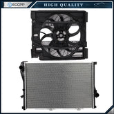 Electric Radiator Cooling Fan Kit For 2001 2002 2003 BMW 525i 530i KOEEP