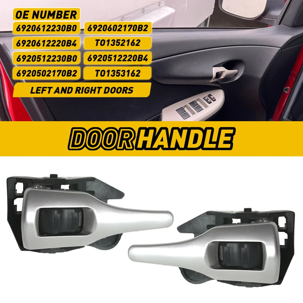 Door For Handle Toyota Corolla 2009-2013 Front or Rear LH RH Inner Black/Silver 6B93BC-57