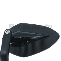 7/8" 22mm Rear View Side Mirrors Handle Bar End For Honda Yamaha Kawasaki Suzuki
