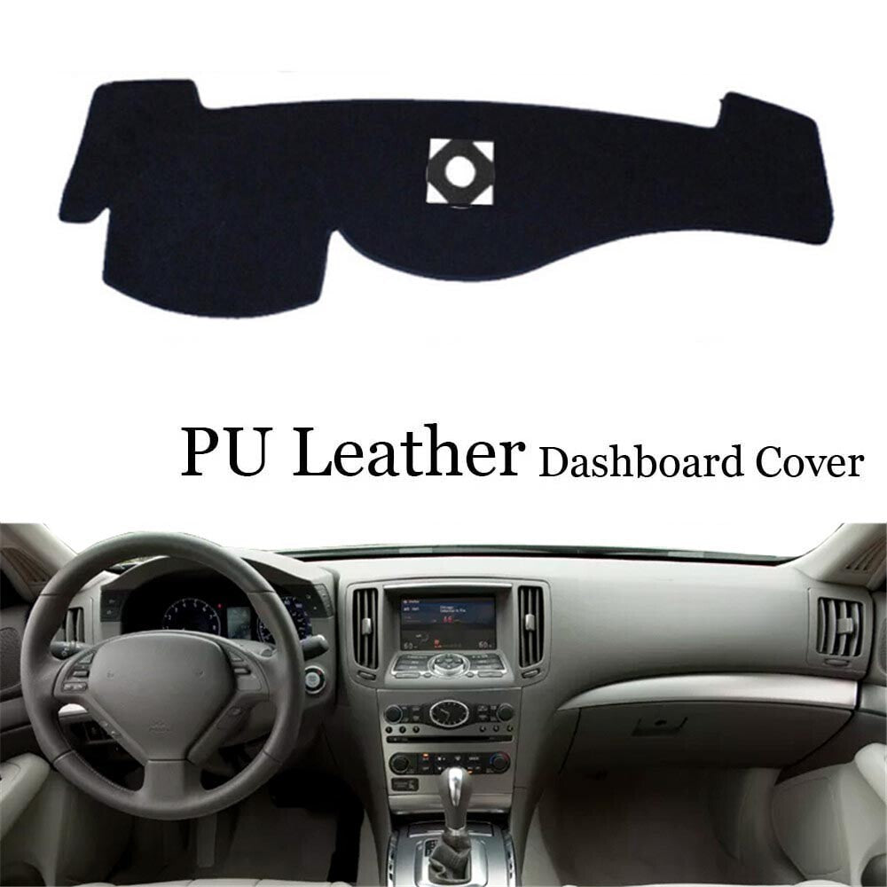 Dashboard Console Cover PU Leather Protector Sunshield Pad For Infiniti G37 Q60 6B93BC-57