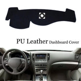 Dashboard Console Cover PU Leather Protector Sunshield Pad For Infiniti G37 Q60 6B93BC-57