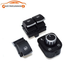 3Pcs Electric Window Mirror Switches For VW Eos Golf MK5 MK6 GTI 2 Door Scirocco 6B93BC-57