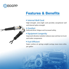 2Pcs Air Suspension Front Pair Shocks For 2002-2010 Audi A8 D3 Quattro Typ 4E
