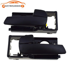 2PCS Inside Inner Left & Right Side Black Door Handle For 2006-2011 Kia Rio Rio5 6B93BC-57