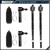 6Pieces Front Tie Rod End Rack and Pinion Bellow Fit For 2010-2017 GMC Terrain 6B93BC-57
