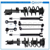 For 2009-2014 Nissan Maxima Front Rear Shocks Struts Coil Spring Sway Bar Link 6B93BC-57