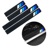 4x Accessories Carbon Fiber Car Door Sill Sticker Protector 2021 for Toyota EOA 6B93BC-57