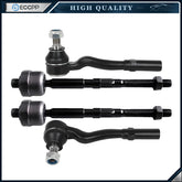 4Pcs Front Tie Rod End Link Steering Kit For 2006 07 08-2009 Mercedes-Benz E350