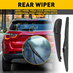 Fit For 2017-2019 JEEP COMPASS Rear Windshield Wiper Arm Blade Set EOA 6B93BC-57