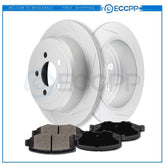 Rear Ceramic Brake Pads And Rotors For 2007-11 Dodge Nitro 2008-12 Jeep Liberty 6B93BC-57