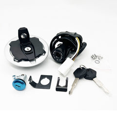 For Kawasaki Ninja 650 EX650 Z650 2017-24 Lock Set Igntiton Swtich Fuel Gas Cap